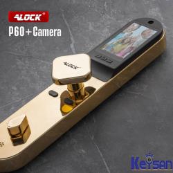 دستگیره چشمی دار و قفل اثر انگشتی دیجیتال ALOCK مدل P60+ Camera